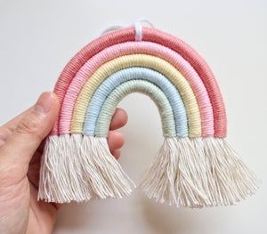 Amoret mini rainbow wall hanging