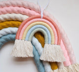 Amoret mini rainbow wall hanging