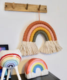 Sunset Clouds boho rainbow wall hanging