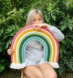 Rainforest  personalised rainbow wall hanging