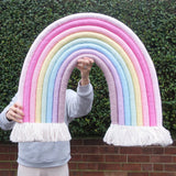 Flamingo  personalised rainbow wall hanging