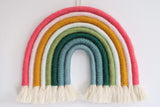 Rainforest rainbow wall hanging